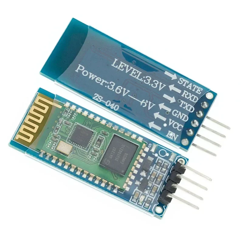 HC06 HC-06 Wireless Serial 4 Pin RF Transceiver RS232 TTL Bluetooth Module Plug-in for arduino