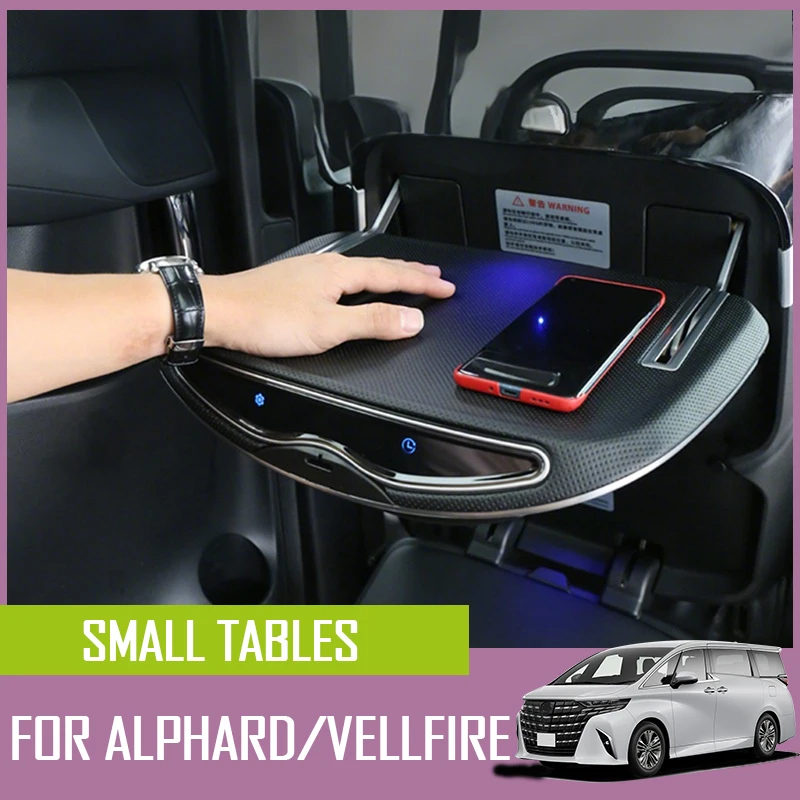 

Rear Seat Multi-Functional Table with Wireless Charging, Ambient Lighting & Electric Footrest for Toyota Alphard/Vellfire