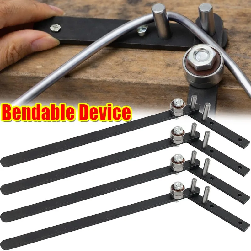 Ferramenta Manual Multifuncional para Dobrar Arame de Aço, Dobrador de Vergalhões Portátil de Alta Resistência, Ferramenta para Dobrar Barras de Construção, Artesanato em Metal DIY