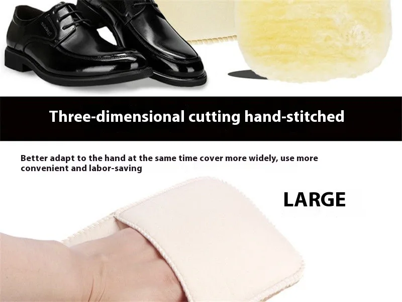 Professional Leather Shoe Polishing Gloves – Suitable for All Shoe Types