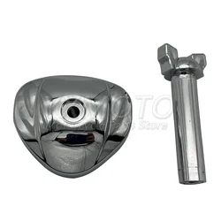 Motorcycle Carburetor Cap Cover Silver Motorbike Fuel Tank Switch Handle Parts For Steed 400 600 VLX 400 VLX600 VT600