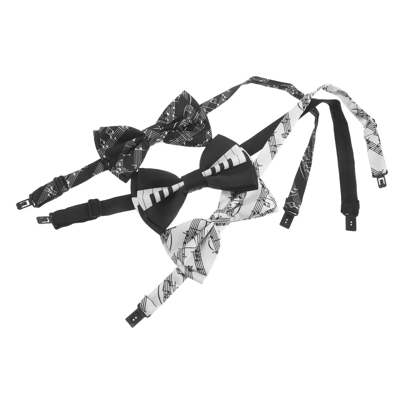 Bow Tie Pre Tied - 3Pcs Piano Bow Tie Set Music