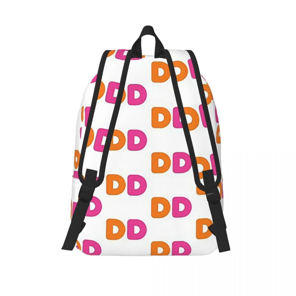 I Love Dunkin Donuts Student Backpack School Bag Hiking Travel Daypack for Men Women Bookbag Shoulder Bags view 5