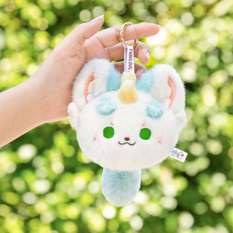 New Fabulous Beasts13cm Stuffed Plushies Doll Clothes Keychain Bag Cartoon Animal Ornament Anime Figure Game Toy Birthday Gift