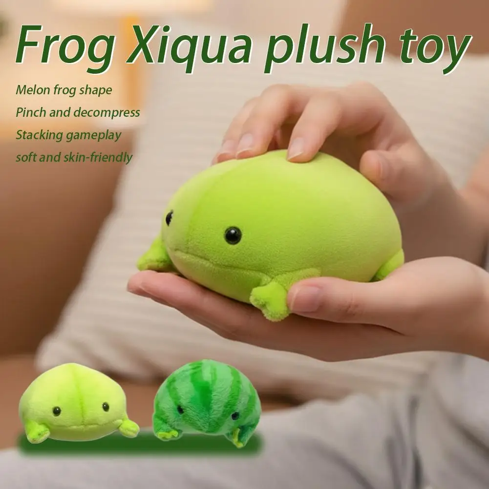 

Creative Frog Plush Stress Relief Toy, Soft Comfortable Baby Doll Figurine for Fun Decompression Collectible Gift Frog Plush Toy