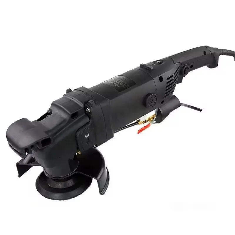 1200W 220V Wet Stone Polisher, Variable Speed Angle Grinder with Water Feed for Granite Marble Concrete