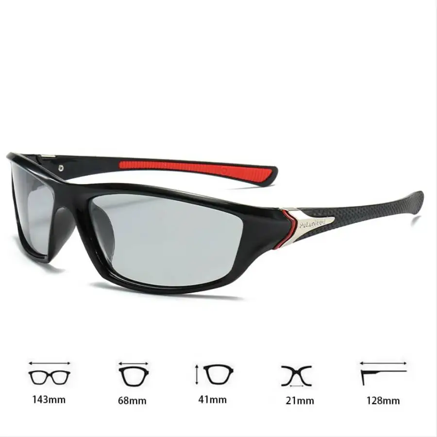 Photochrome Polarisierte Sport-Vintage-Sonnenbrille für Männer und Frauen Angeln Radfahren Autofahren Bergsteigen Chamäleon-Sonnenbrille – Detail 4