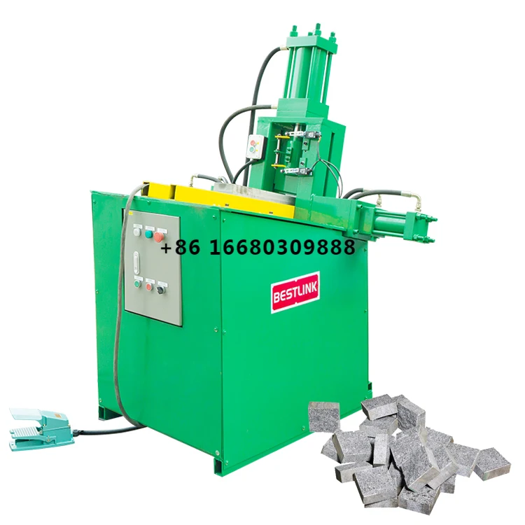 Gravity Feeding Granite Marble Stone Breaking Machine Factory China for 10*10cm Cubic Stone