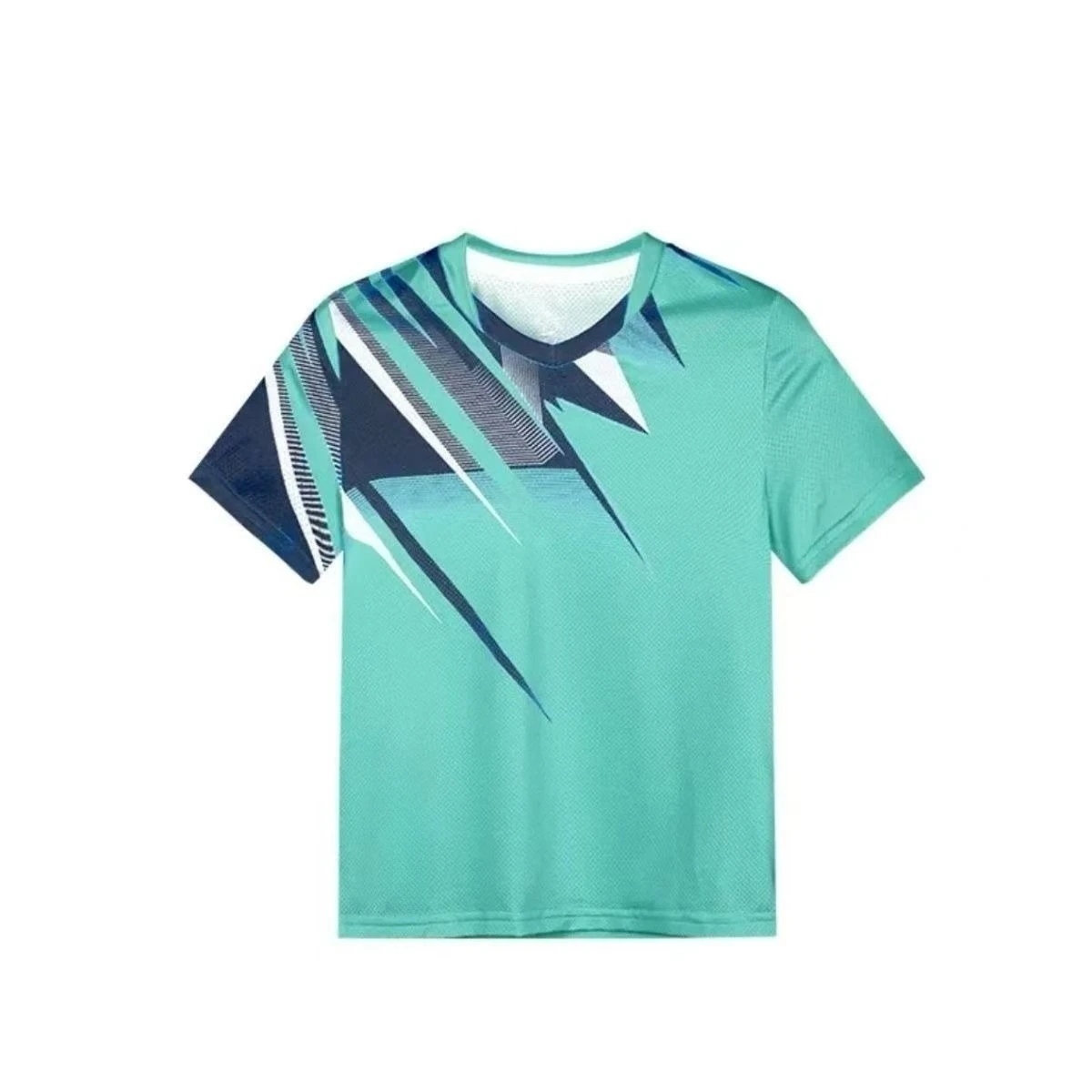 

Униформа для настольного тенниса. Футболка с 3D-принтом, быстросохнущая, с короткими рукавами, дышащая, впитывающая пот и удобная футболка с короткими рукавами.