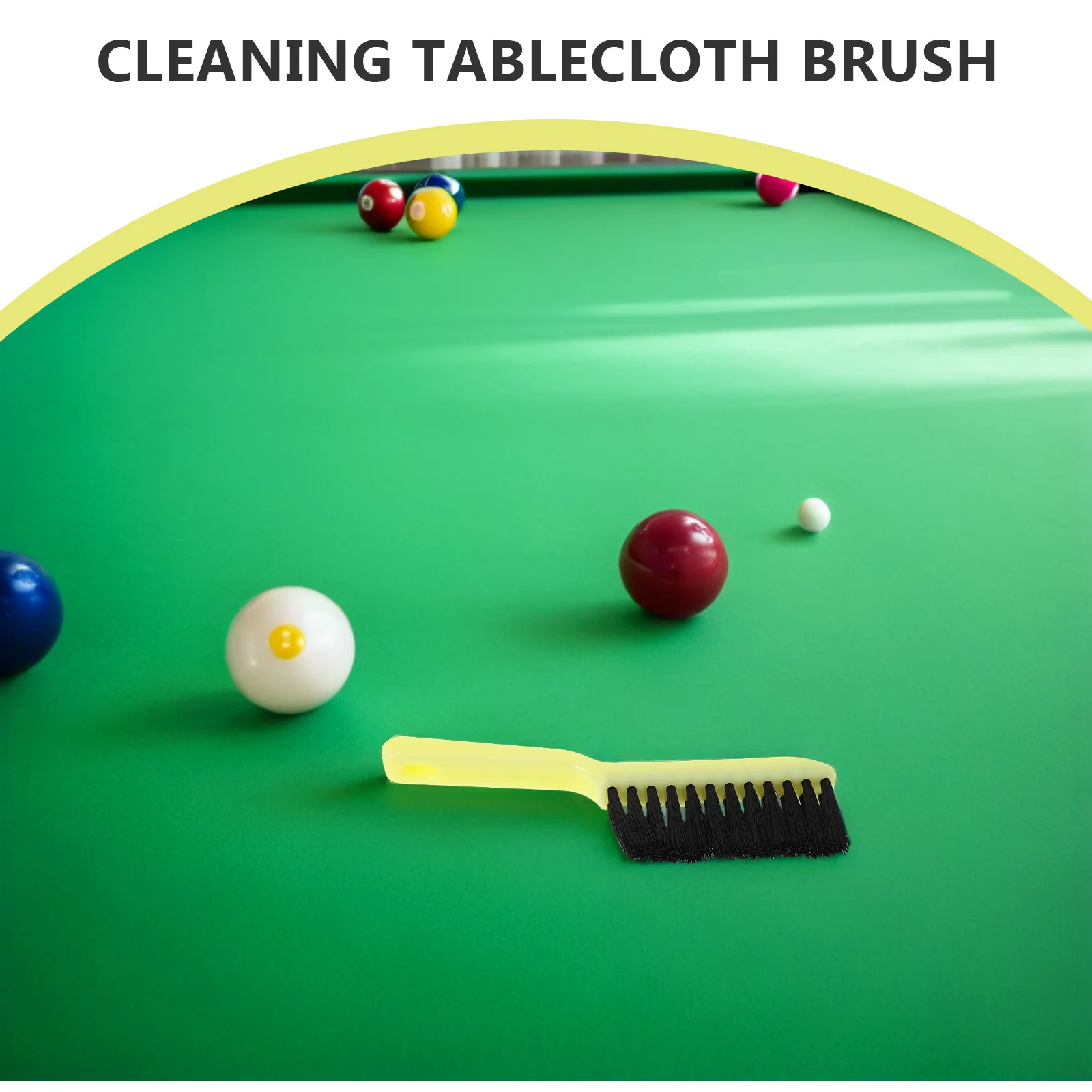 

2 шт., щетка для чистки фетра для снукерного стола, износостойкая мягкая щетина, компактный комплект для обслуживания бильярдного стола для домашнего клуба