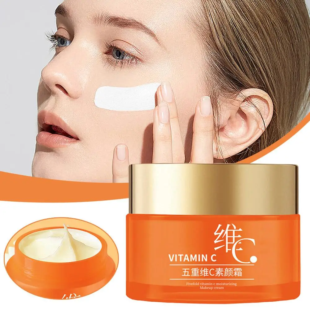 Heißer Vitamin C Gesicht Creme Gesichts hautpflege Straffende Feuchtigkeitsspendende Aufhellung Schönheit Gesichts Haut Gesicht Pflege Cremes Feuchtigkeitsspendende Y8B2