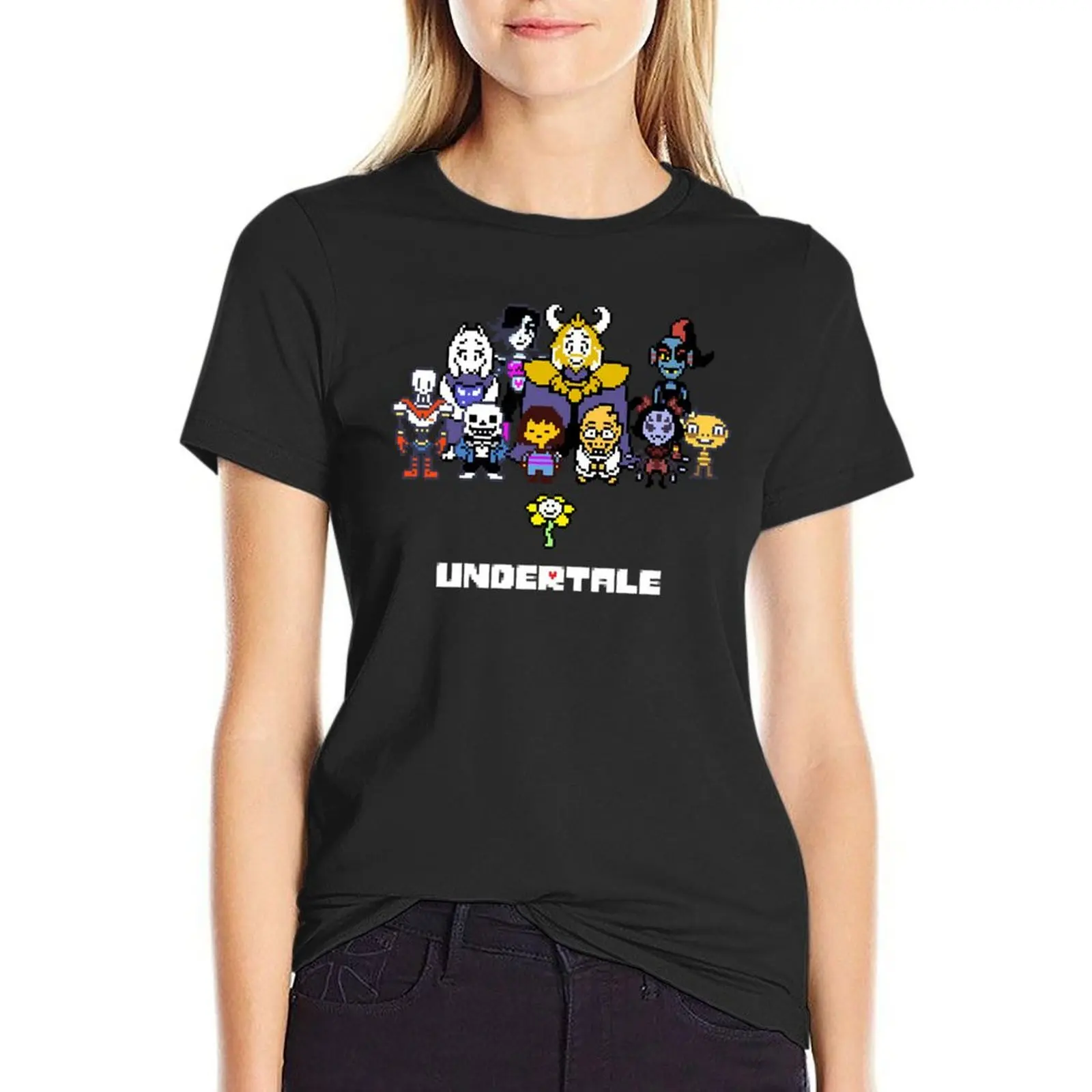 Undertale T-Shirt quick drying anime clothes tight shirts for Women