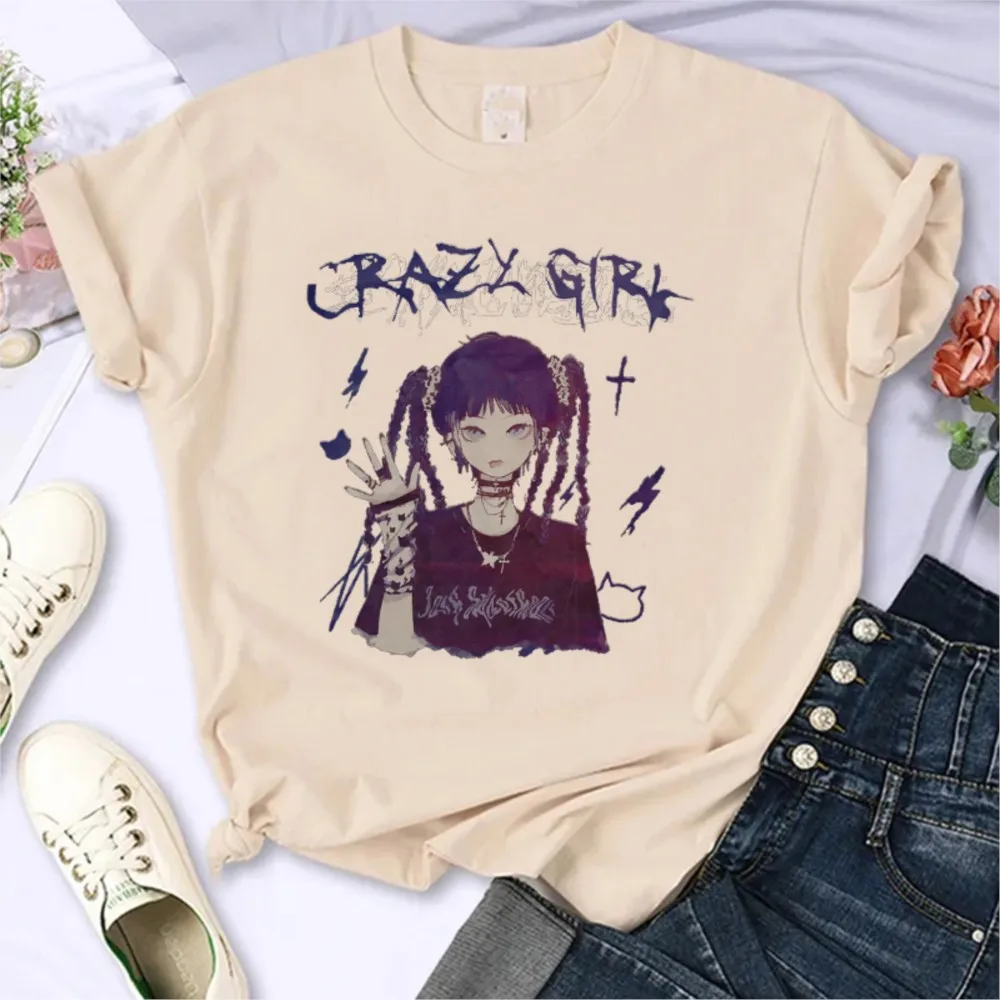 

Crazy Girl Retro Printed Men Women T-shirts Osaki NaNa Anime Graphic Vintage Sweatshirts Manga Comic Character Tshirts For Man