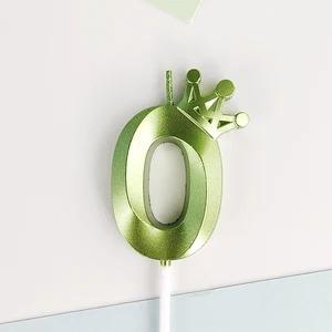 Doğum günün kutlu olsun pastası-mum prensi, çelenk, yeşil, çocuklar, çocuk dekoru, partide yaratıcı pasta, 0'dan 9'a kadar dijitalde yelken küçük prensin doğum gününün en çok satan 8'i-8 numara