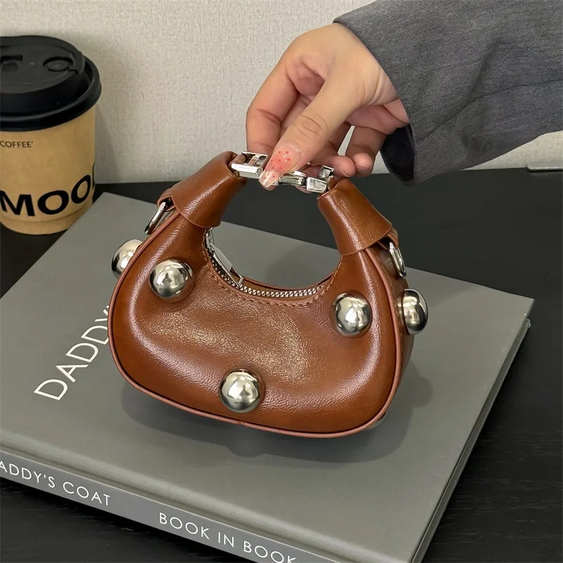 

2025 Elevated Top-Handle Bag, Minimalist Convertible Crossbody Purse for Women, Textured Vegan Leather Day to Night Carryall