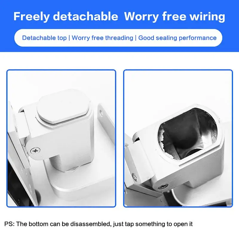 Face Recognition Access Control System Wall-Mounted Bracket Universal Multi Directional Adjustment Aluminum Alloy Base