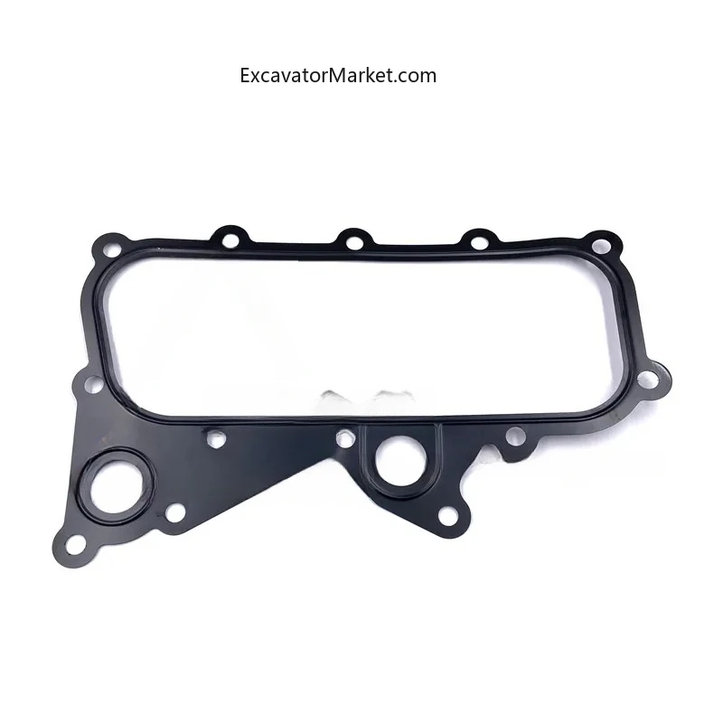 

A SET For E320D/320D2/336GC Engine Oil Radiator Core Side Cover Gasket C6.6/C7.1 Engine Excavator Parts