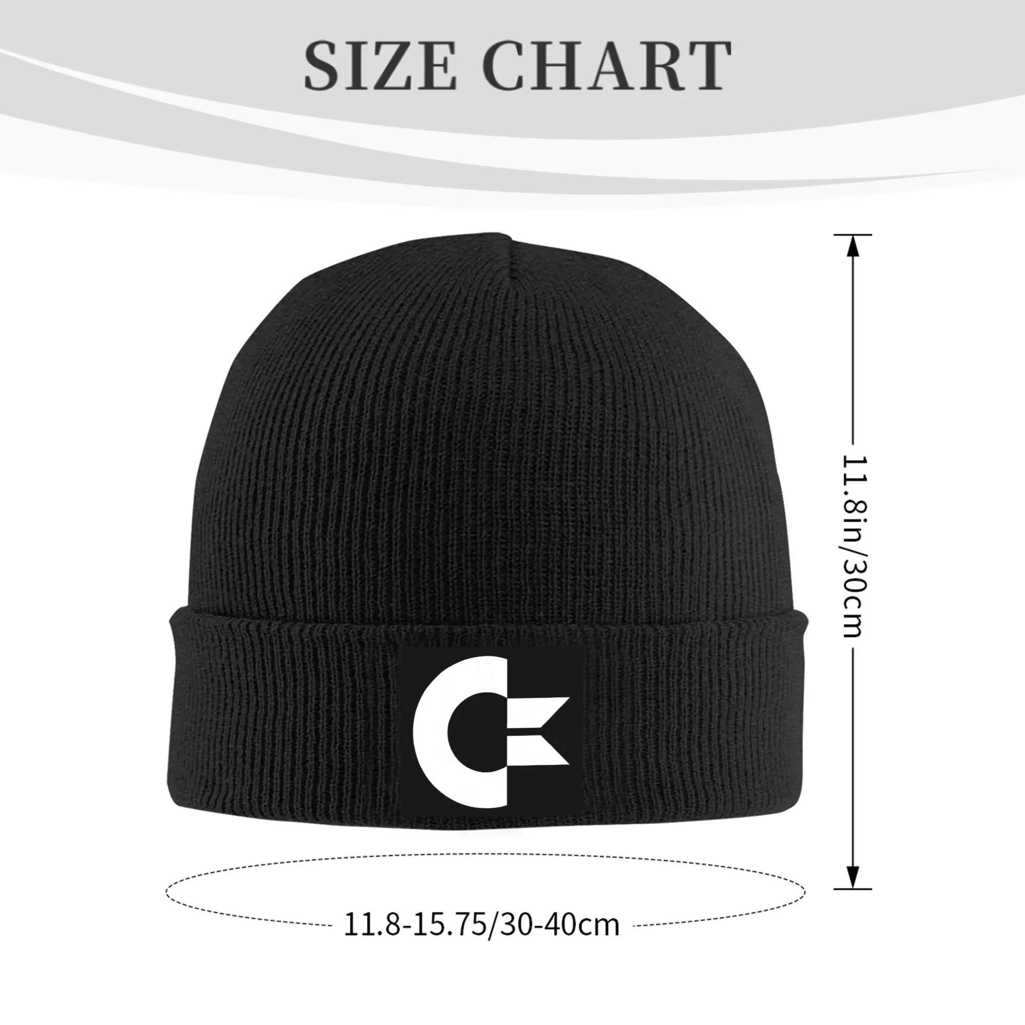 Commodore 64 C64 SID Amiga 8-bit Ultra Winter Skullies Beanies Hat Warm Autumn Knitted Hats Bonnet Caps for Women Men