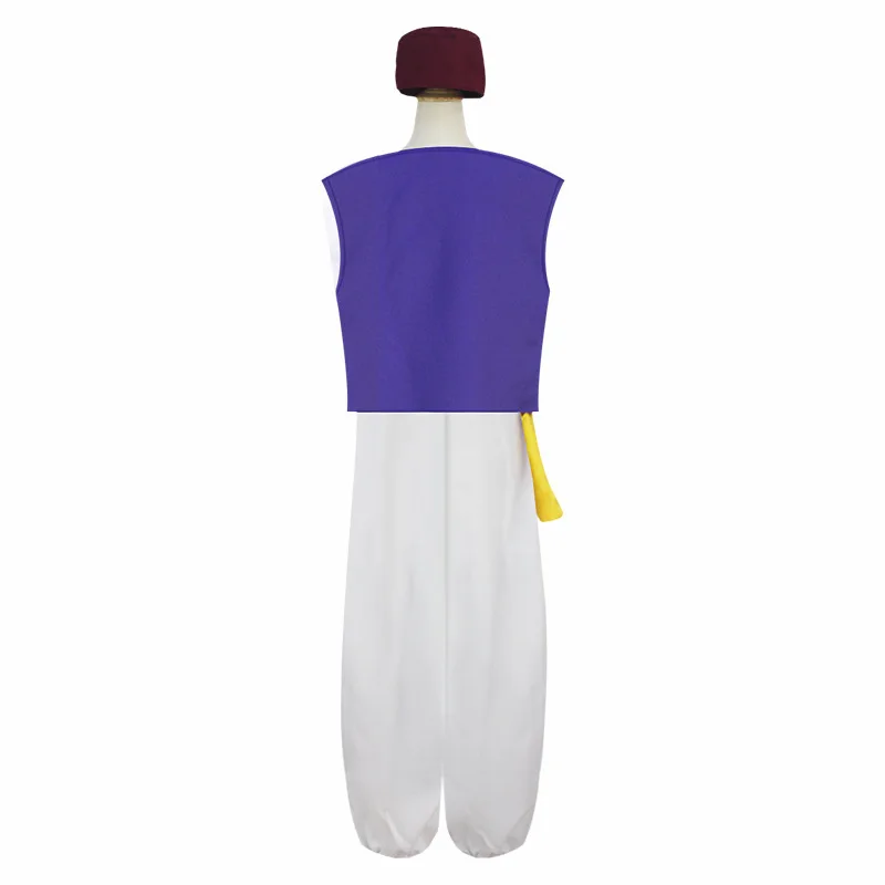 Fsia de Cosplay do Príncipe Aladim das Mil e Uma Noites, Traje Étnico F para Performance de loween