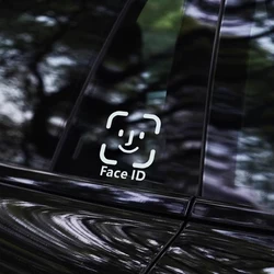 FACE ID decal,creative&funny stickers, Car funny accessories,for car truck&laptop!For a Unique and Personalized Look!