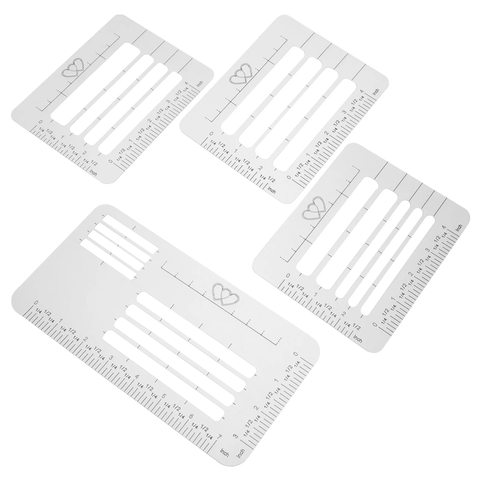 4 Pcs Wedding Address Template Envelope Stencil Letter Stencils Writing Lines Guide for