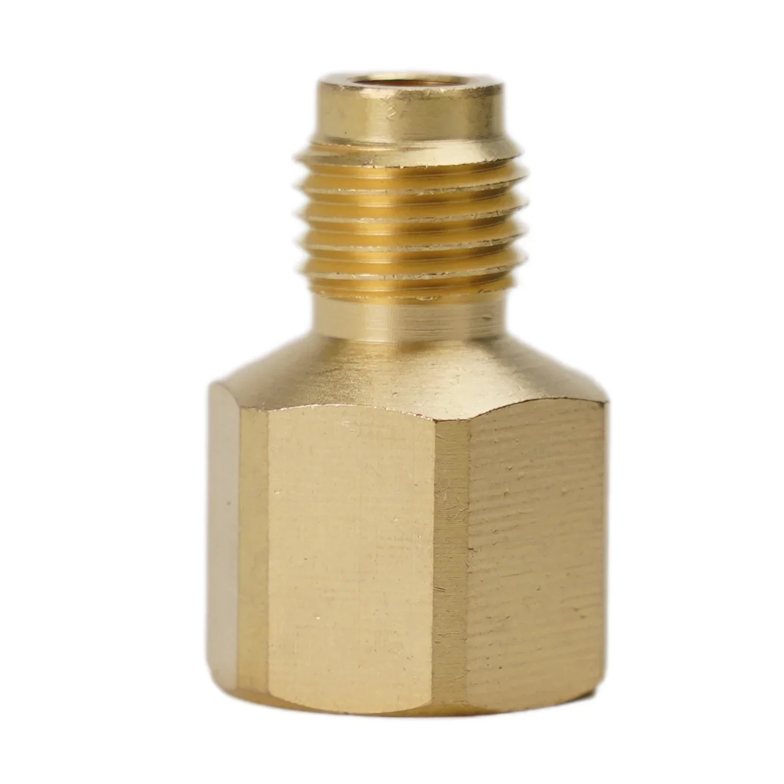 R134A R12 Car Conditioner Adapter Quick Coupling 1/4 SAE To 5/16 SAE Adapter High Quality Brass Car  Fuel Injector