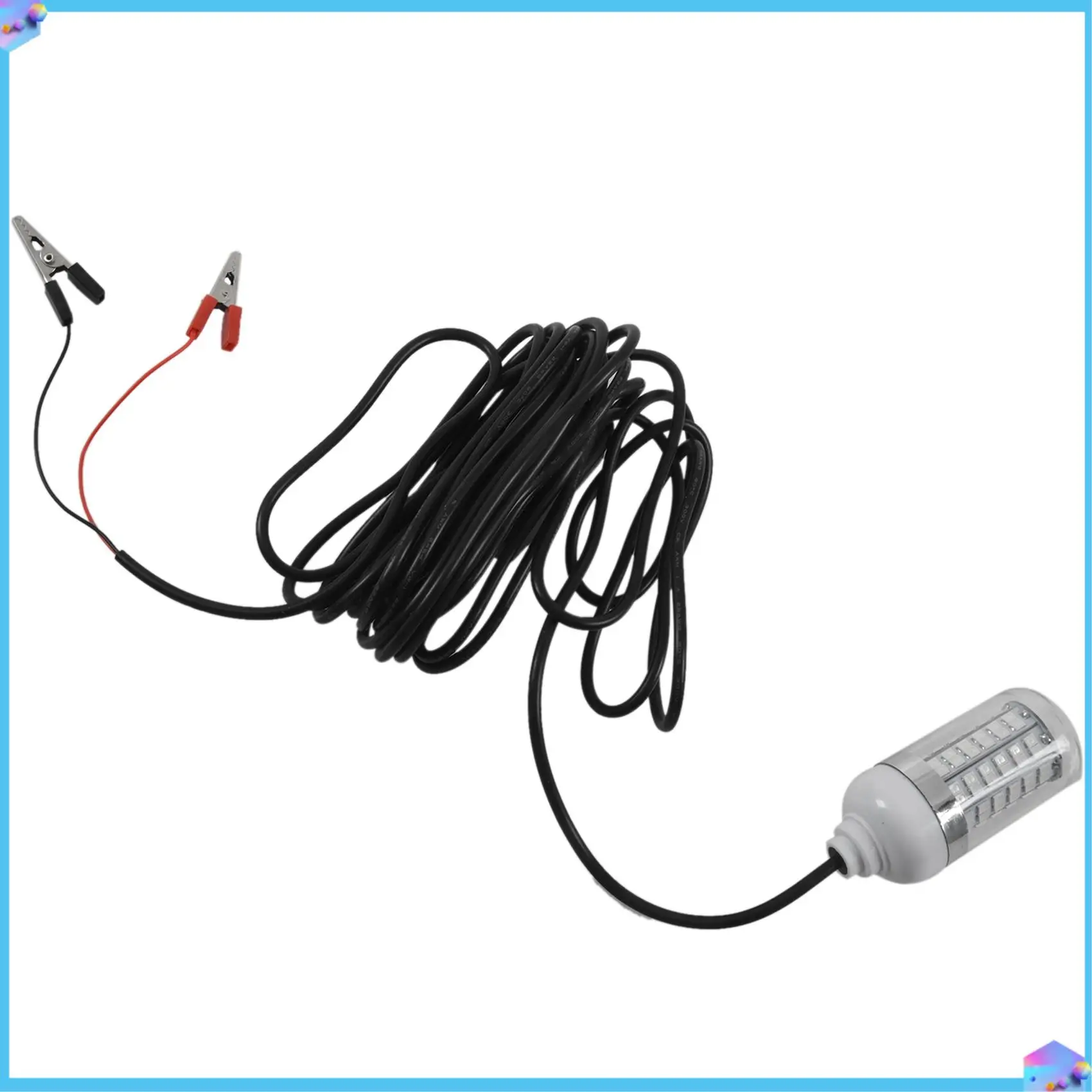 

A43T 3X 12V LED Green Underwater Submersible Night Fishing Light Crappie Shad Squid Boat Fishing Light