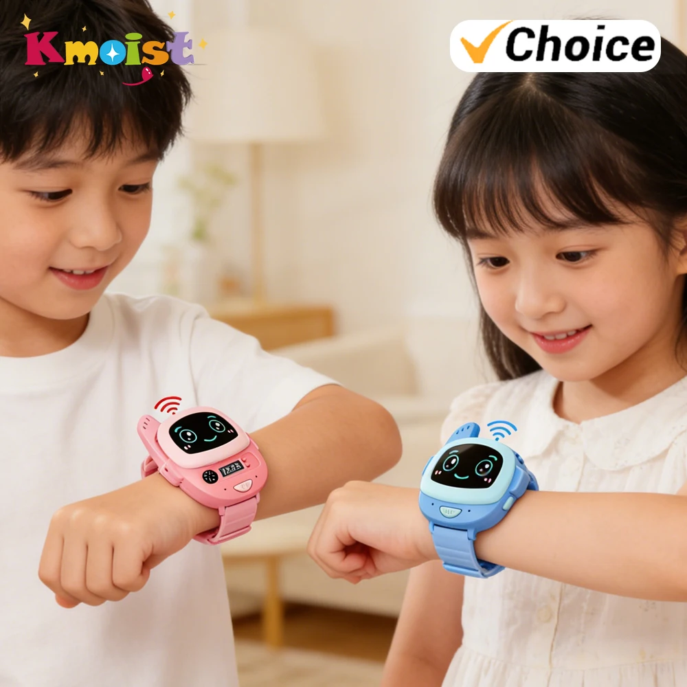 

Детские часы-телефон 2-в-1 с выдвижной крышкой, многофункциональные, со светодиодной подсветкой, беспроводными голосовыми вызовами, интерактивная игрушка для детей, подарки на день рождения