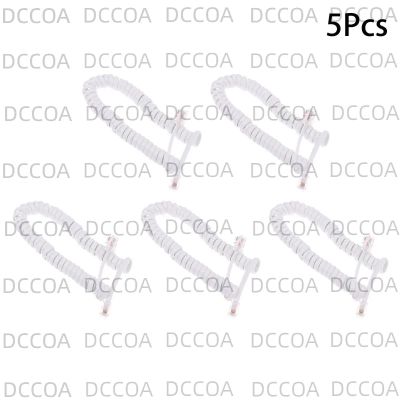 1/5/10 PcsTelephone Line Handset Line Handset Spring Cord Handset Line