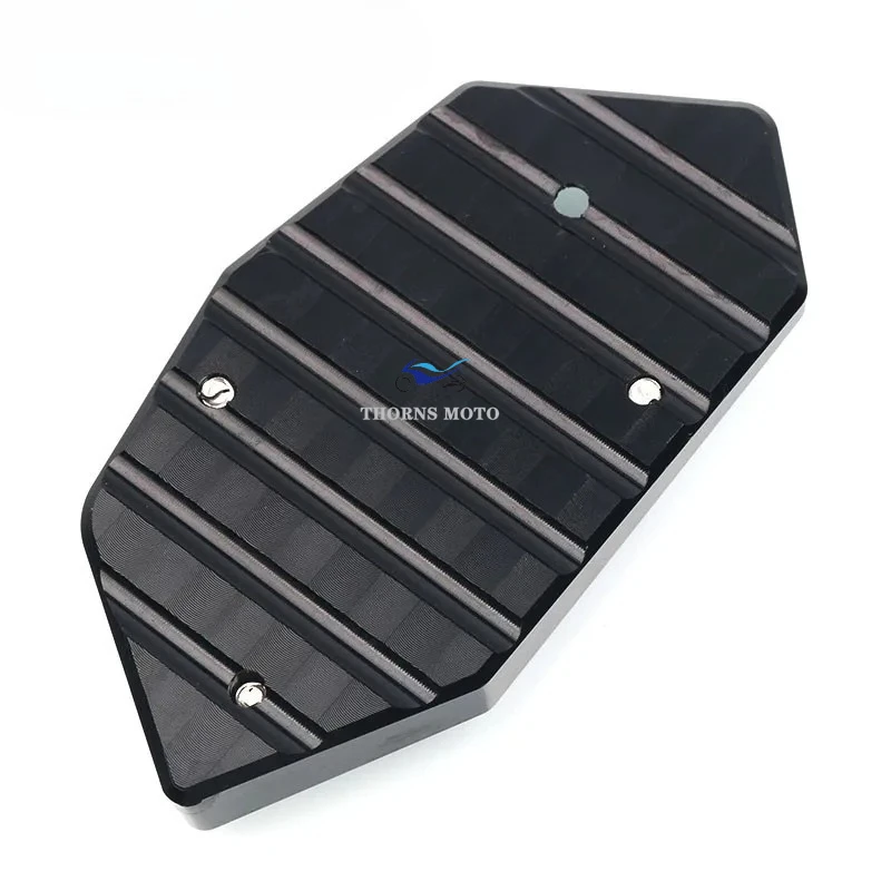 For HONDA XLV 600 650 700 TRANSALP/DOMINATOR NX650 FMX 650 Kickstand Foot Side Stand Extension Pad Support Plate Enlarge Stand view 4