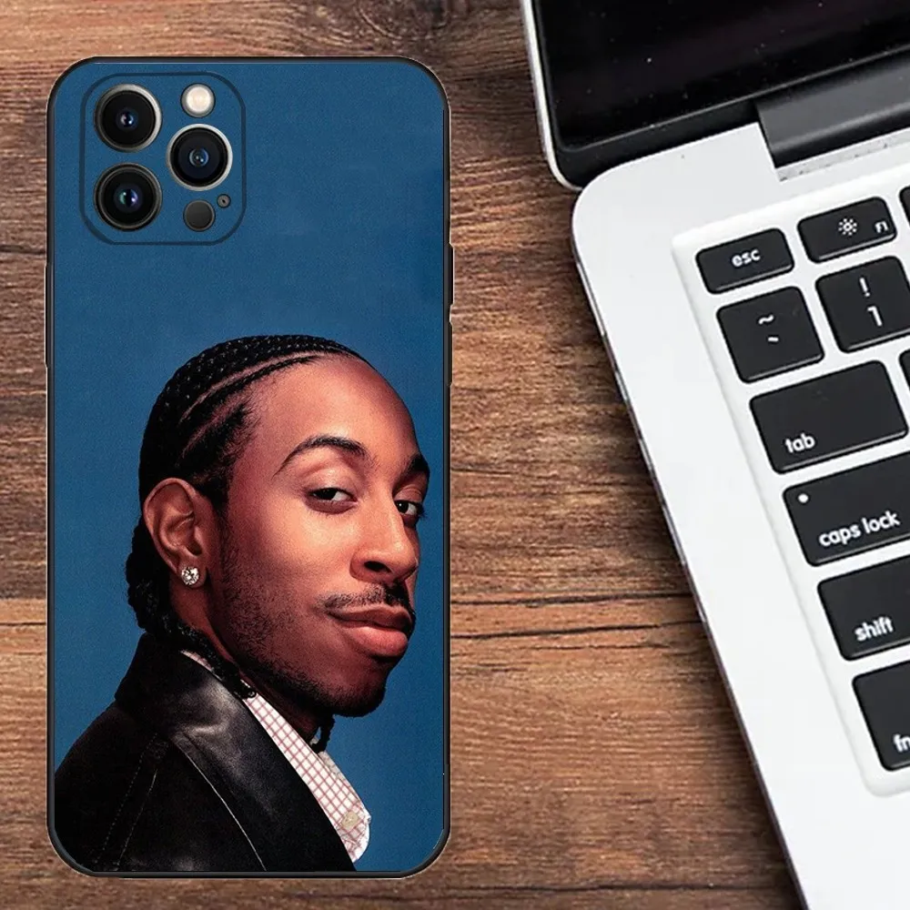 Rapper Ludacris Phone Case For Apple iPhone 15,14,13,12,11,XS,XR,X,8,7,Pro,Max,Plus,mini Silicone Black Cover