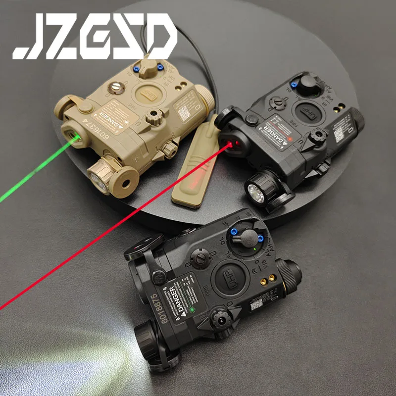 

Tactical PEQ-15 PEQ15 Green/Red Dot IR Laser Sight White LED Strobe Weapon Light Fit 20mm Rail Airsoft Hunting Accessories