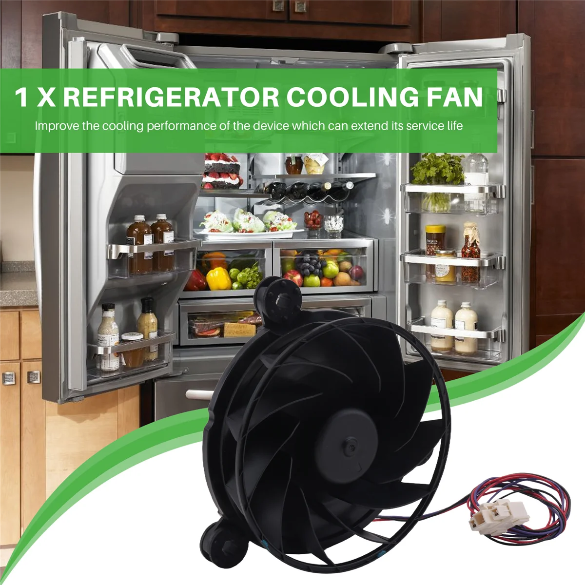 

AA98 Refrigeration Fan Motor 0064001594 Freezing Cooler for BCD-412WDCN/ WDCM/ WDCV/ WDVK Refrigerator Accessories