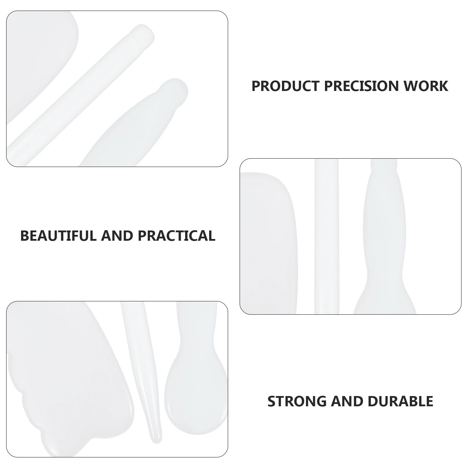 4 قطعة مجموعة مدلك غوا شا اليشم الجسم والوجه كشط المجلس لتعزيز الدورة الدموية بشكل فعال أداة العناية بالبشرة غير المهيجة #5