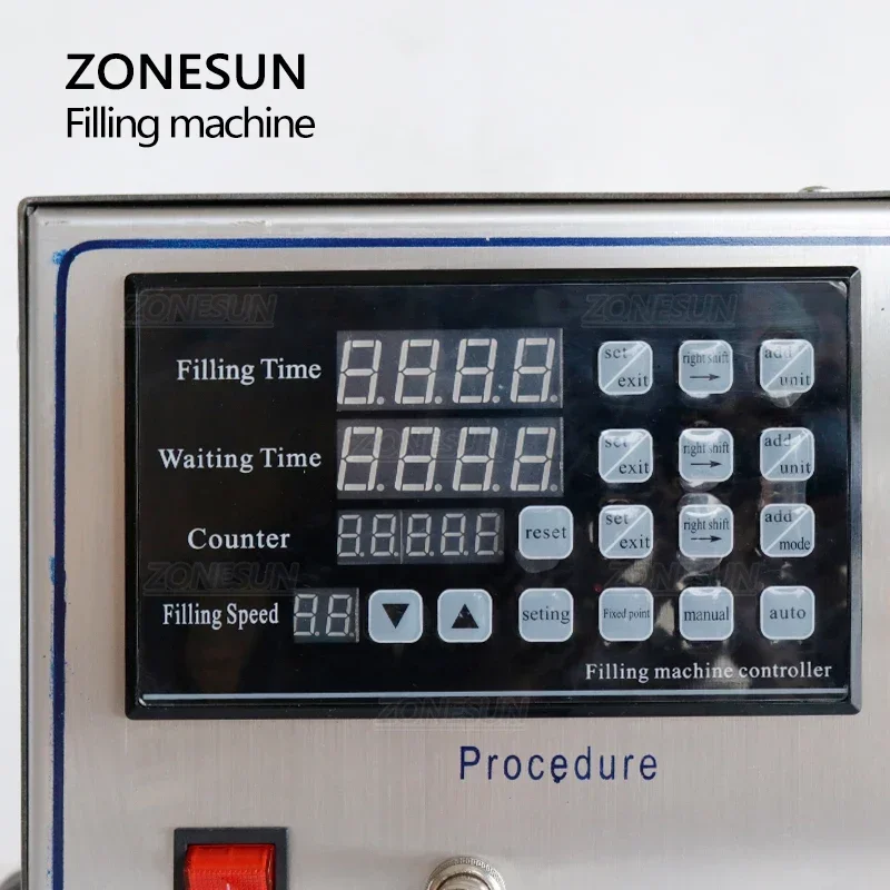 ZONESUN آلة تعبئة السوائل ZS-YG1 رئيس واحد مضخة مغناطيسية مشروبات المياه عصير زجاجة عطر حشو العرض 5-3000 مللي #2