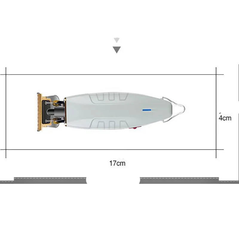 Kemei 1931 Professional Skin Cut Beard Hair Trimmer Dry-shaving Fading Cutter T-Blade Mower for All-around Outlining Zero gap - Image 5