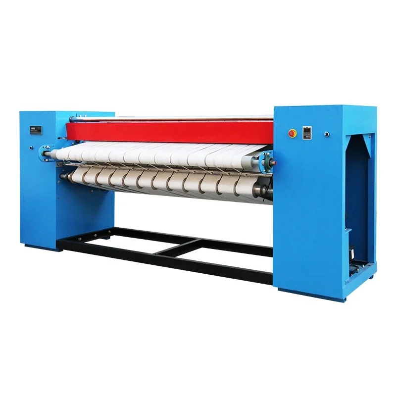 3000mm Automatic Flatwork Ironing Machine Bedsheet Laundry Ironer Steam Electric Gas Heat Used in Hotel Hospital Factory