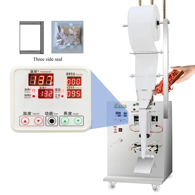Three-side seal Automatic Packing Machine The Installed  Sealer Can Manually Placed Packing Machine Packaging Equipment