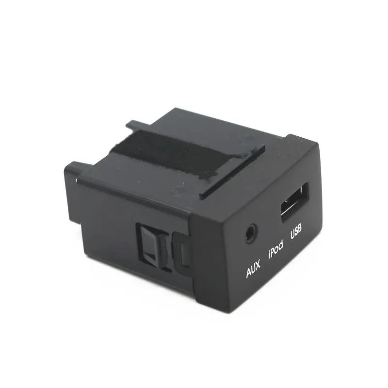 961201R000-conector auxiliar y USB para Hyundai, adaptador de puerto auxiliar para iPod, Accent Solaris, 961201R000RY, 2011-2013