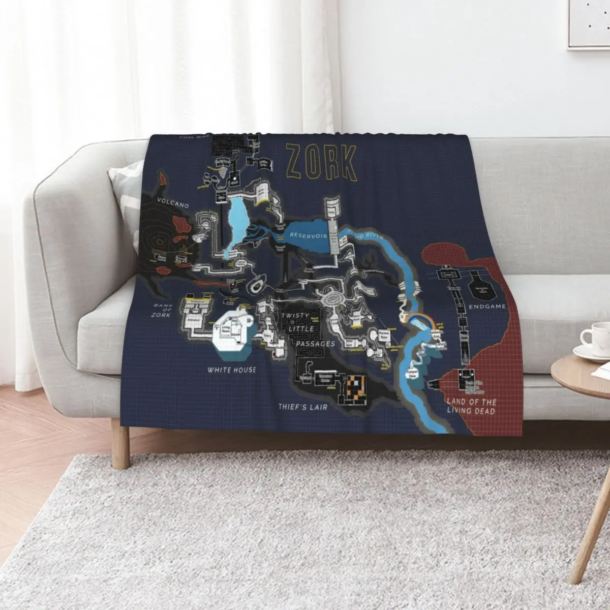 Great Underground Empire Throw Blanket Spring Fall Cozy Throw Blanket for Couch