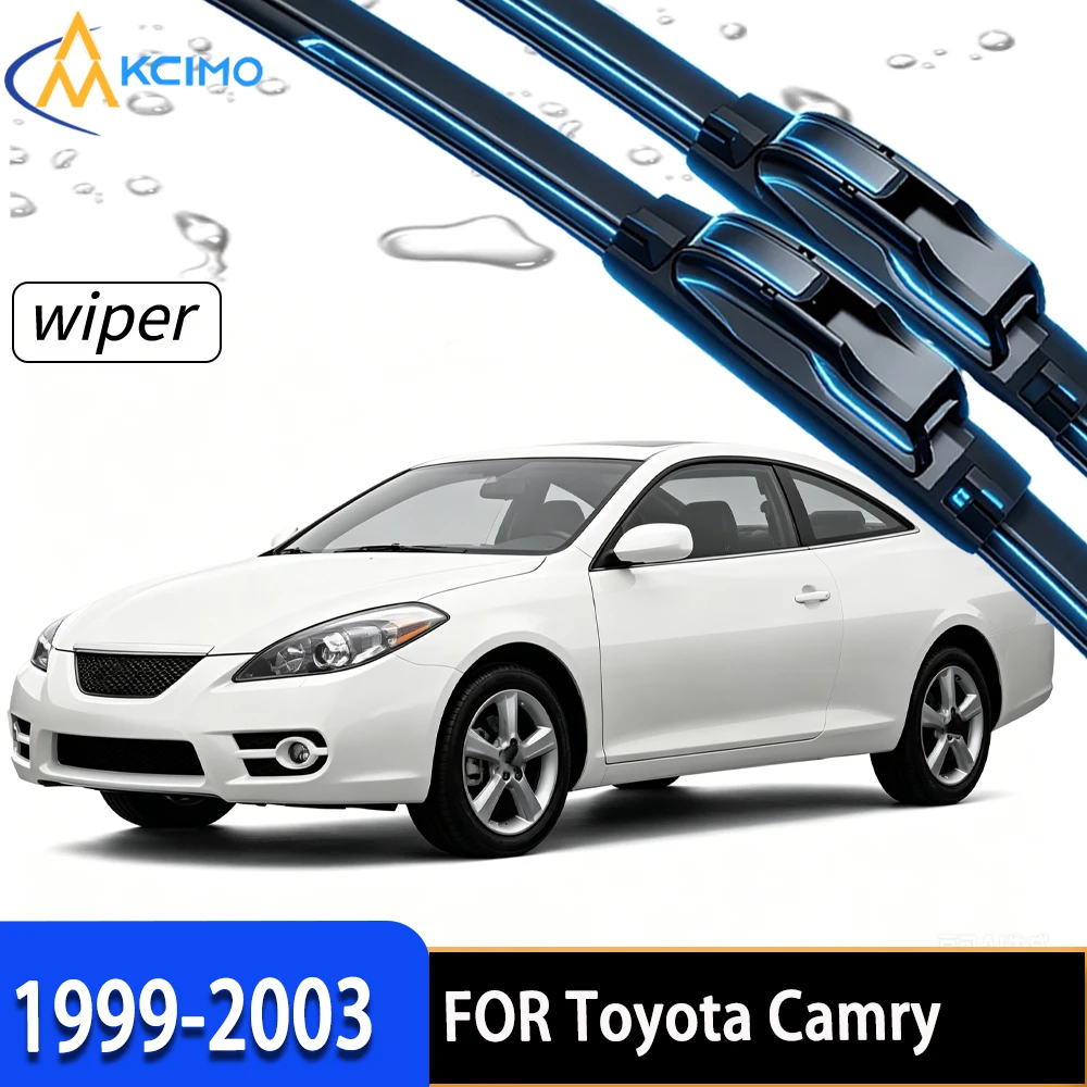 

Premium Front Windshield Wiper Blades with High-Density Rubber, Perfect Fit for Toyota Camry Solara XV20 1999-2003