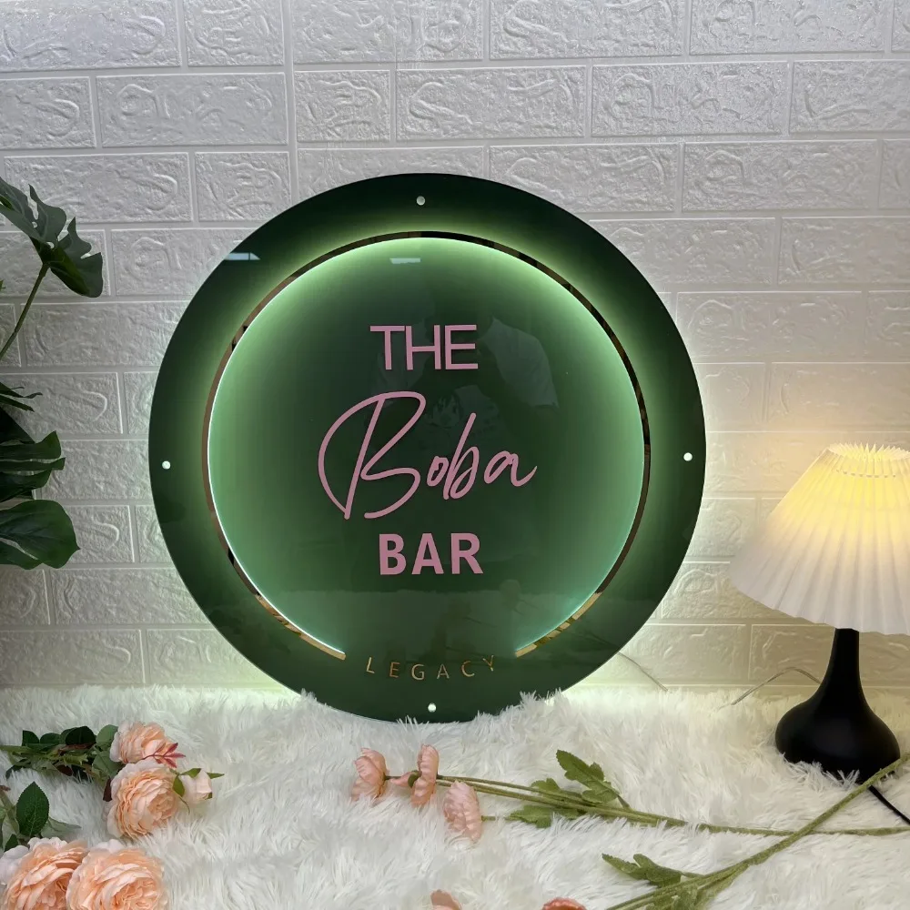 Acrylic Custom Logo Decoration Office Door Sign Wall sign 3D Custom Plaques Hair Studio Signs