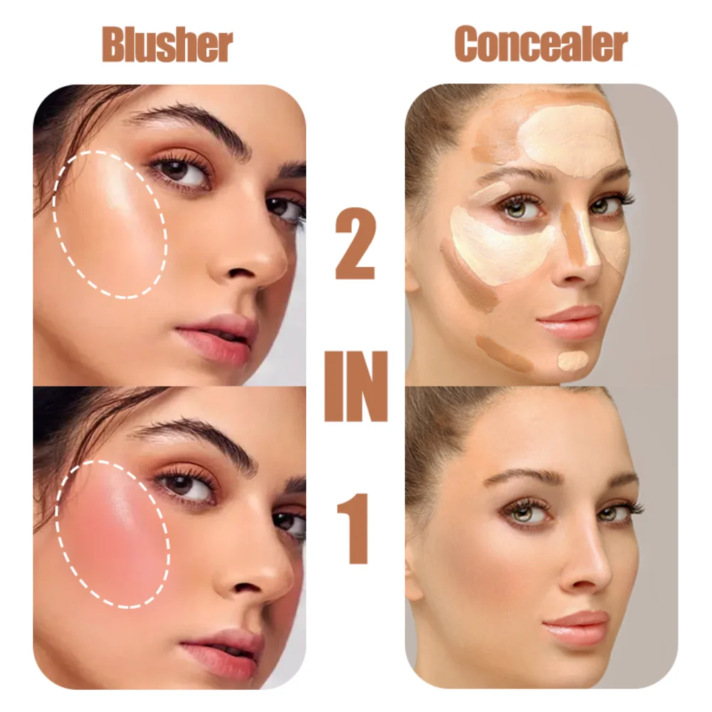 12色コンシーラーパレットは、目の周りや顔の黒いクマをプロフェッショナルにカバーします。