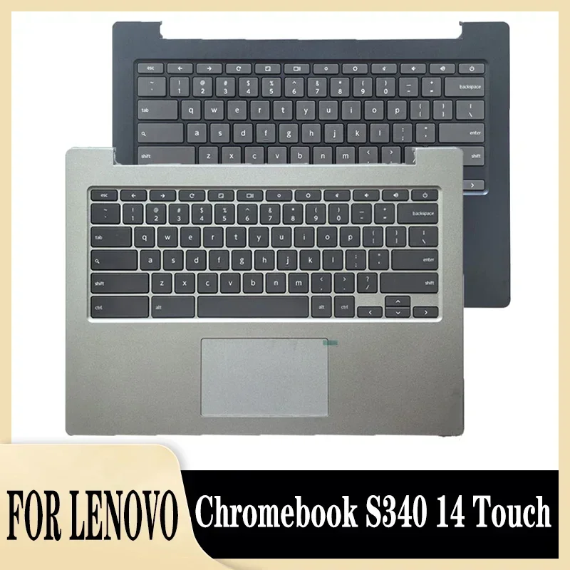 

For Chromebook S340 14 Touch US English/UK Nordic Keyboard Upper Case Palmrest Shell Cover 5CB0U43592