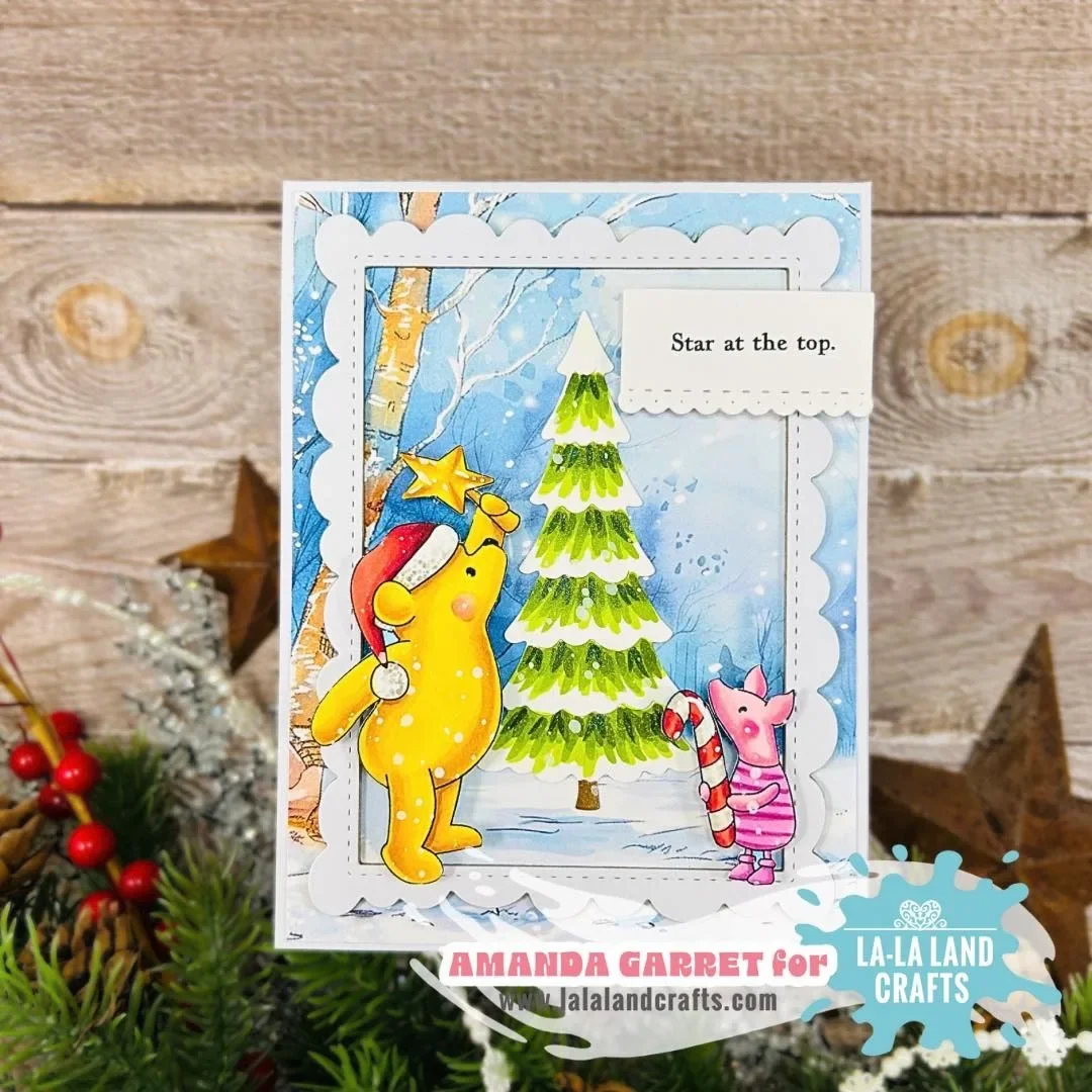 عيد الميلاد يموت زجاج قبة الغزلان الأسرة طويل القامة أشجار عيد الميلاد ندفة الثلج البريد التسمية ختم معدني Stencil ألبوم صور ورقة النقش #2