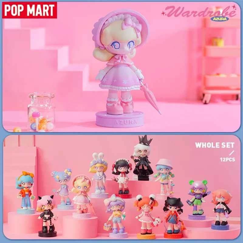 POP MART AZURA Wardrobe Series Mystery Box New Arrival Blind Random Box Toys Cute Action Figurine Kids