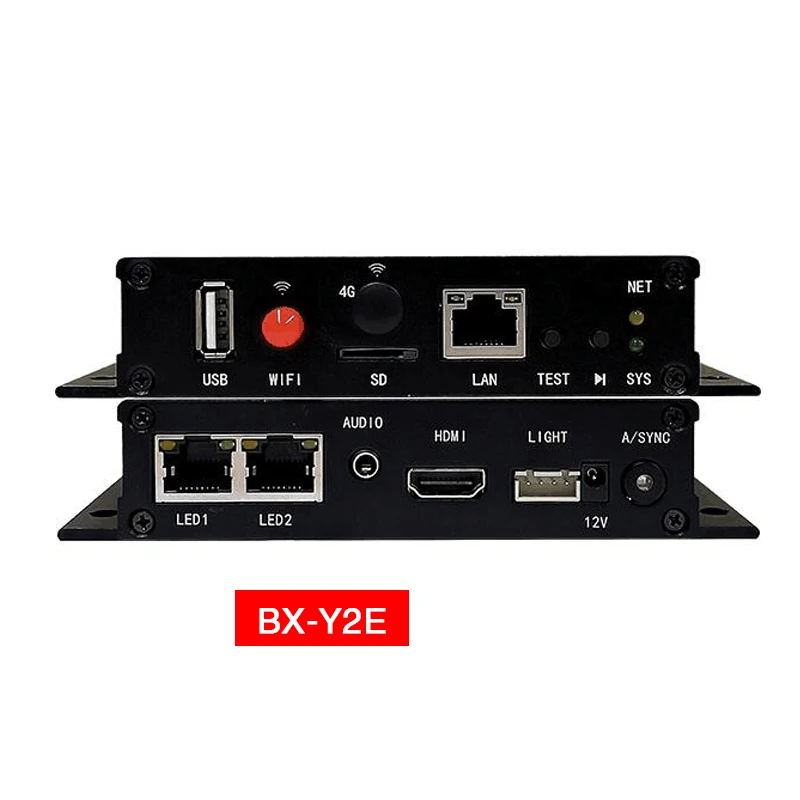 Onbon BX-Y2 / BX-Y2L / BX-C2 Wi-Fi Assíncrono Full Color LED Controller 1024*600 Pixels Porta USB Vídeo Multimídia Player