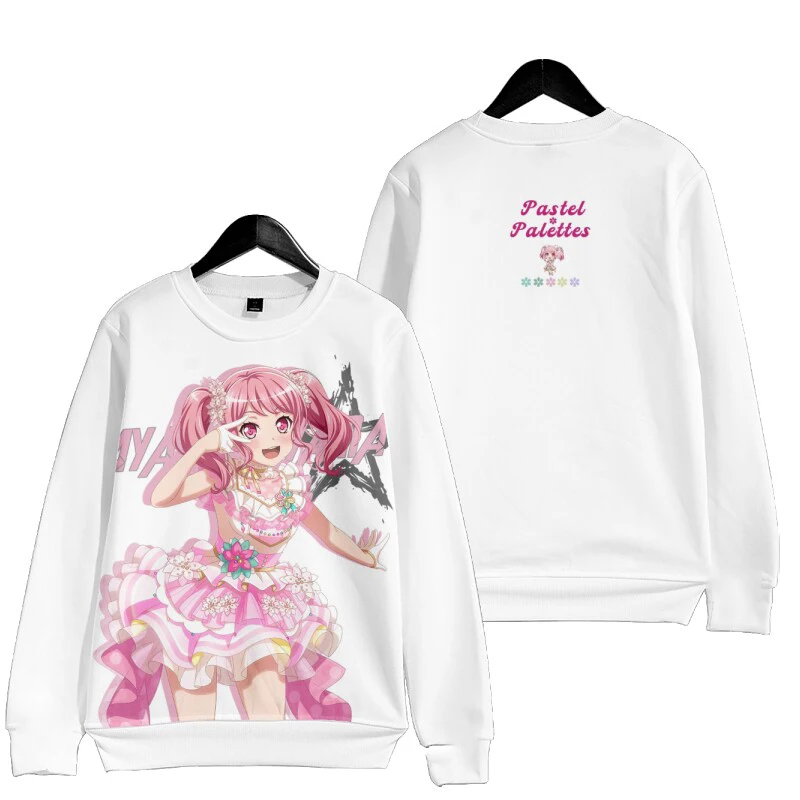 BanG Dream! Pastel Palettes 3D T-shirts Fashion Hikawa Hina Print Anime T shirt Outdoor Cool Daily Party Holiday Streetwear Tops