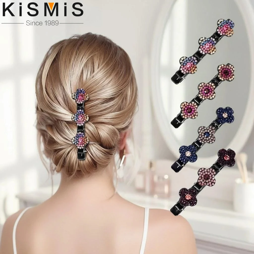 

New Fashionable Womens Diamond Shiny Rhinestone Hairband with Teeth Non Slip Hairpin Hair Accessories