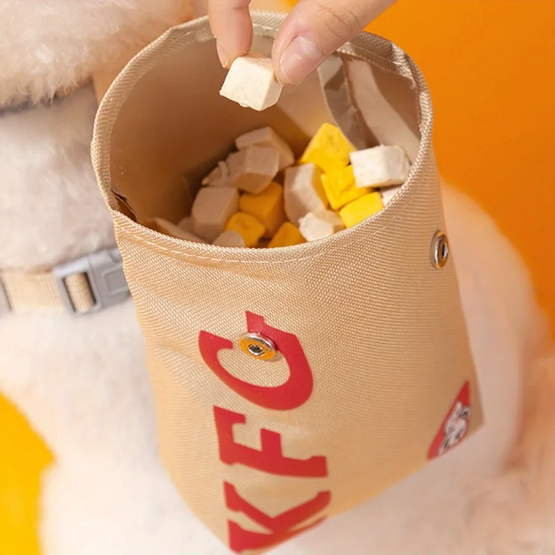 Dog Backpack Harness Set with Letter Print Cute Takeaway Bag Harness Set with Leash Removable Bag for Small To Medium Dogs